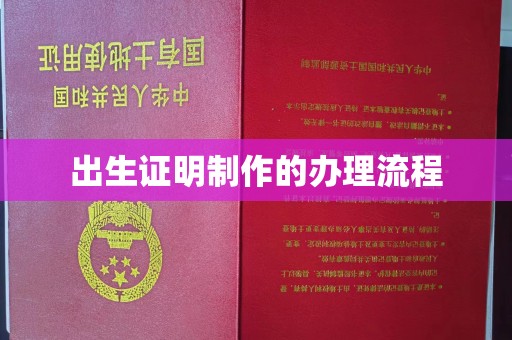 石首出生证明制作的办理流程